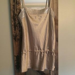 EXPRESS SILVER  SEQUINED CAMISOLE